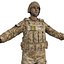 Soldier 1 LOD3 Rigged