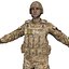 Soldier 1 LOD3 Rigged