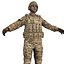 Soldier 1 LOD3 Rigged