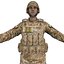 Soldier 1 LOD3 Rigged