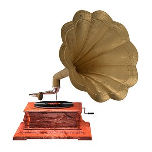 3D Gramophone model