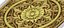 Classic Baroque decor Ornamental square Relief STL 06