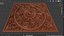 Classic Baroque decor Ornamental square Relief STL 06