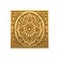 Classic Baroque decor Ornamental square Relief STL 06