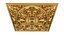 Classic Baroque decor Ornamental square Relief STL 06