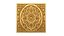 Classic Baroque decor Ornamental square Relief STL 06