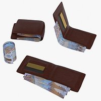 Cayman Islands British 25 Dollar Wallet Money Purse
