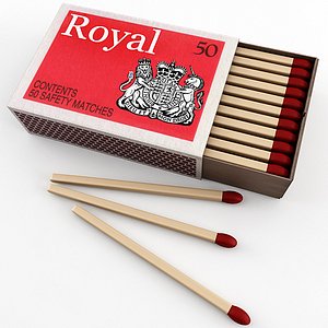 3D matchbox matches