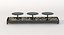 Kole Decorative Metal Candle Holder And Stones Set
