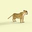 Cartoon Leopard Rigged 3D model