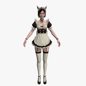Maid 3D model