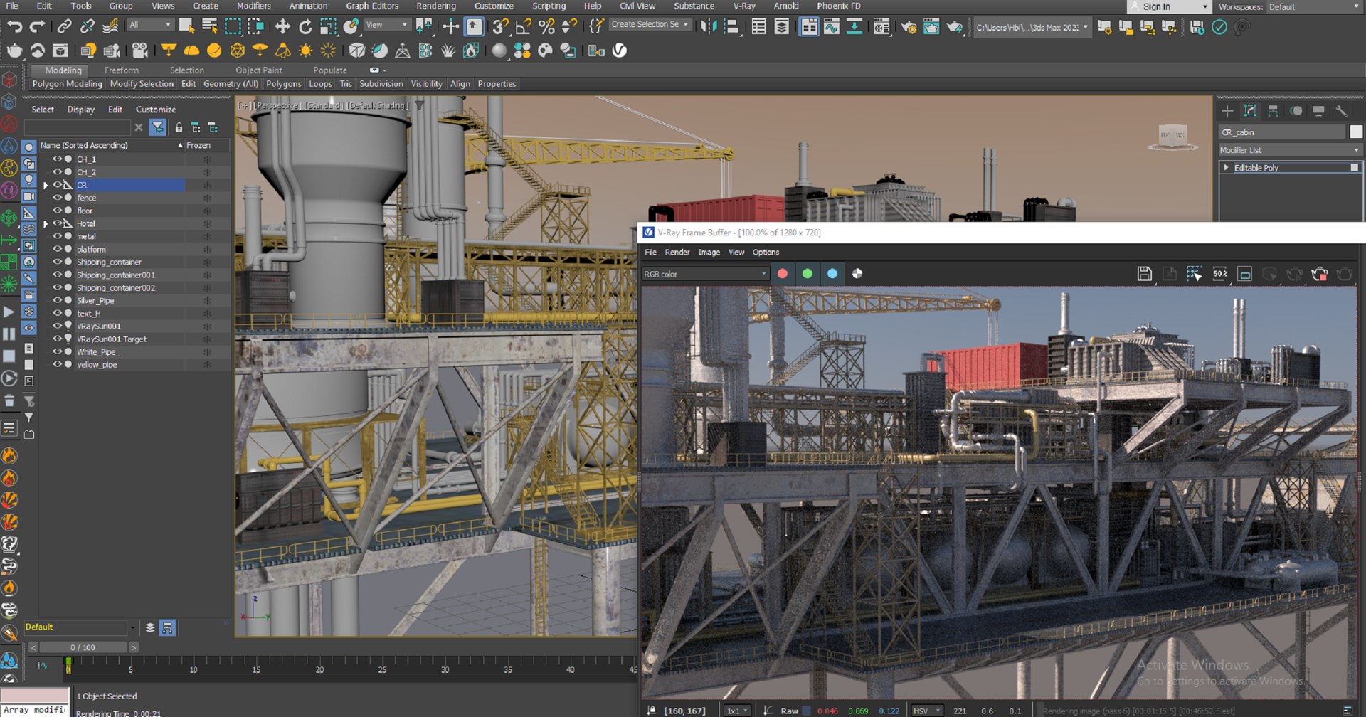 3D Oil Rig - TurboSquid 2186127