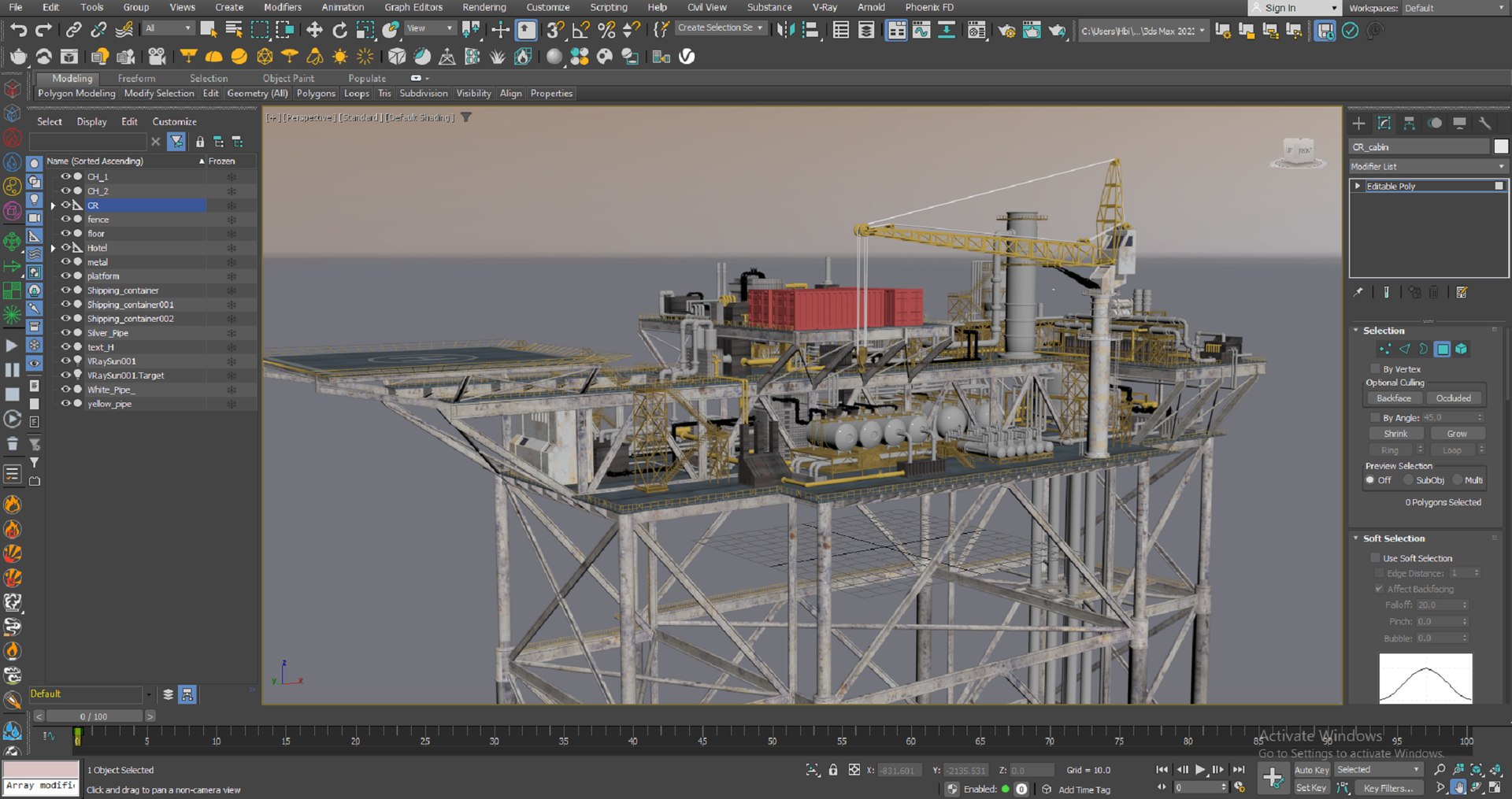 3D Oil Rig - TurboSquid 2186127