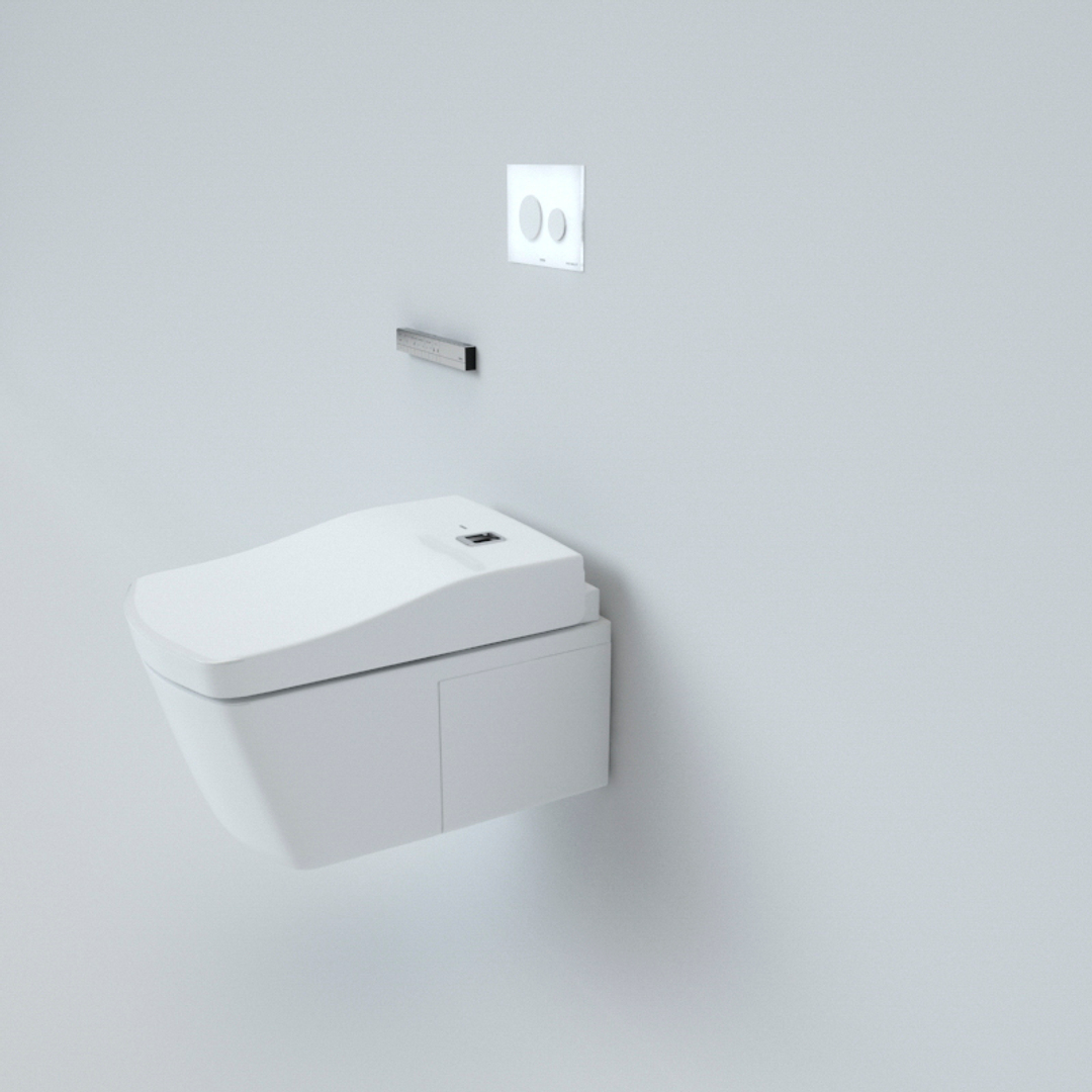 3d Model Of Toto Neorest Washlet
