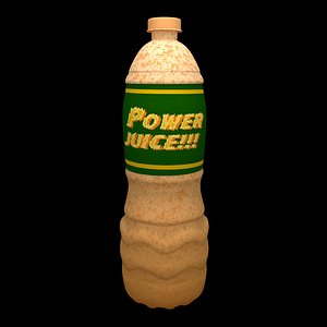 bottle energy drink water 3D model