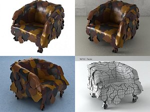 leatherworks armchair 3D model