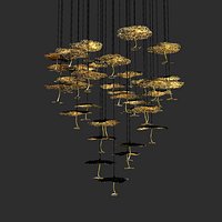 Catellani and smith gold moon chandelier