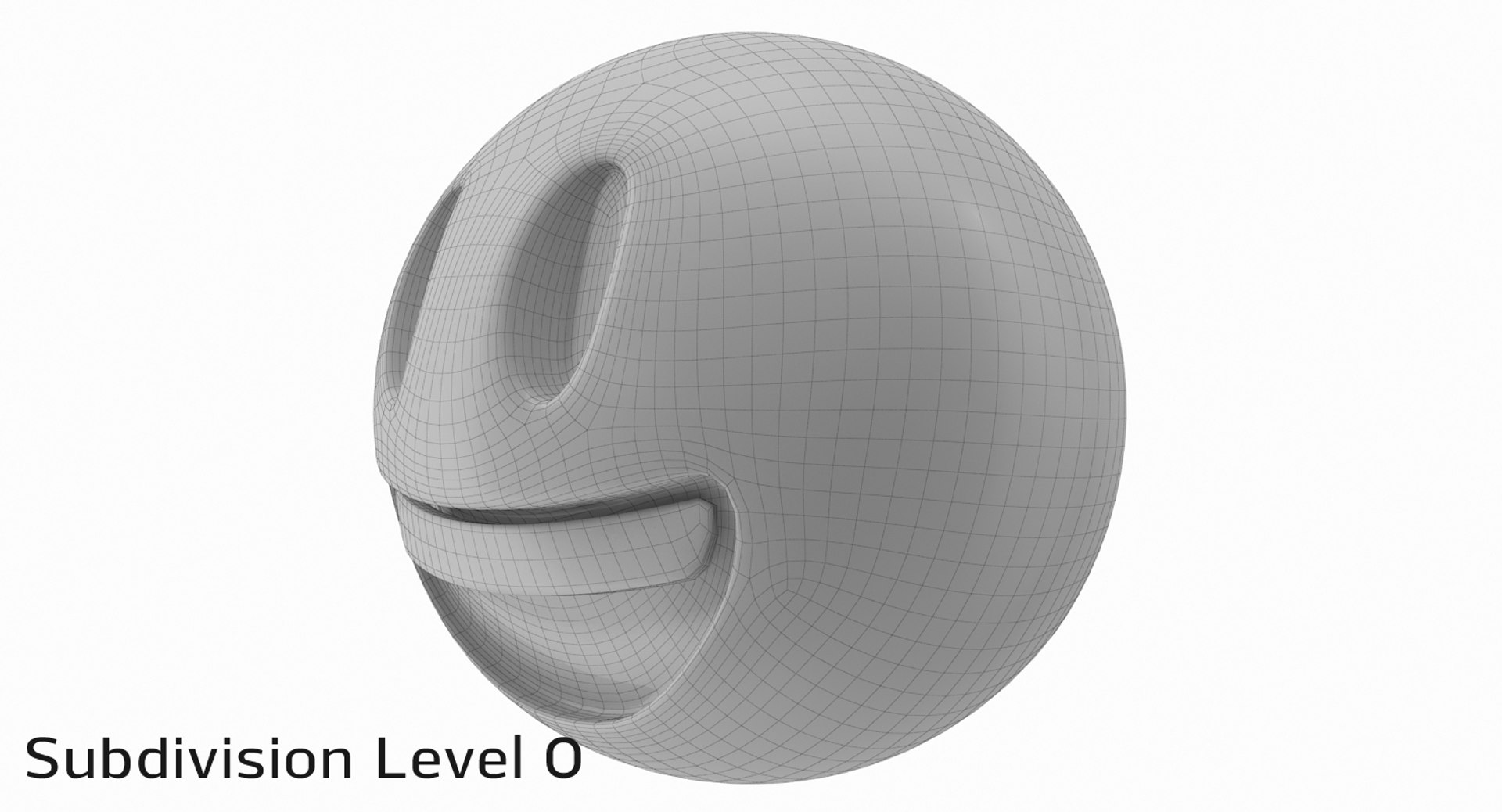 Emoji 5 grinning face 3D model - TurboSquid 1366803