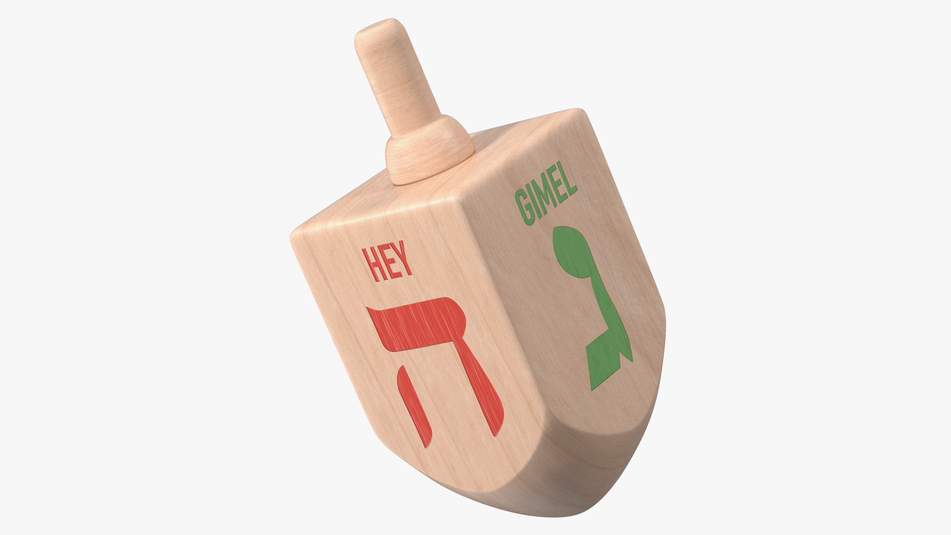 Ordinary Dreidel 3D model preview