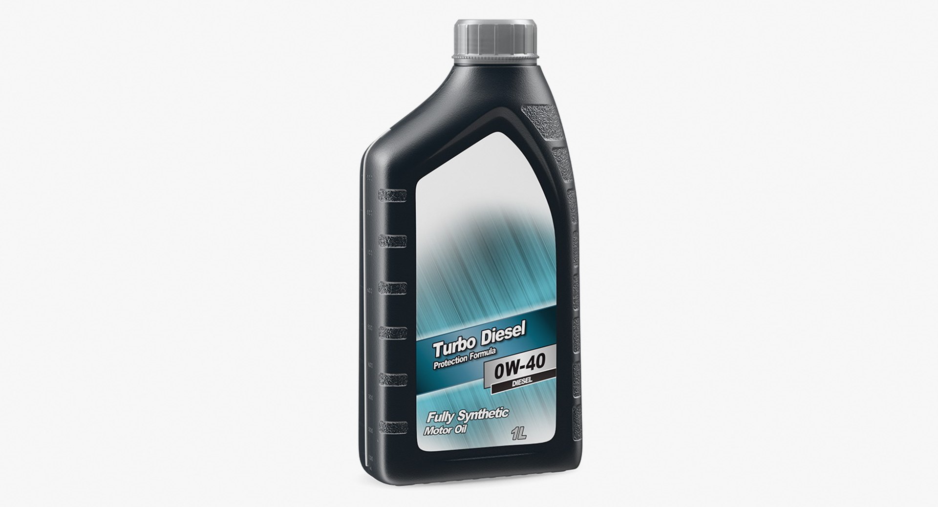 Bottle Car Oil 1L 3D Model 3D model preview