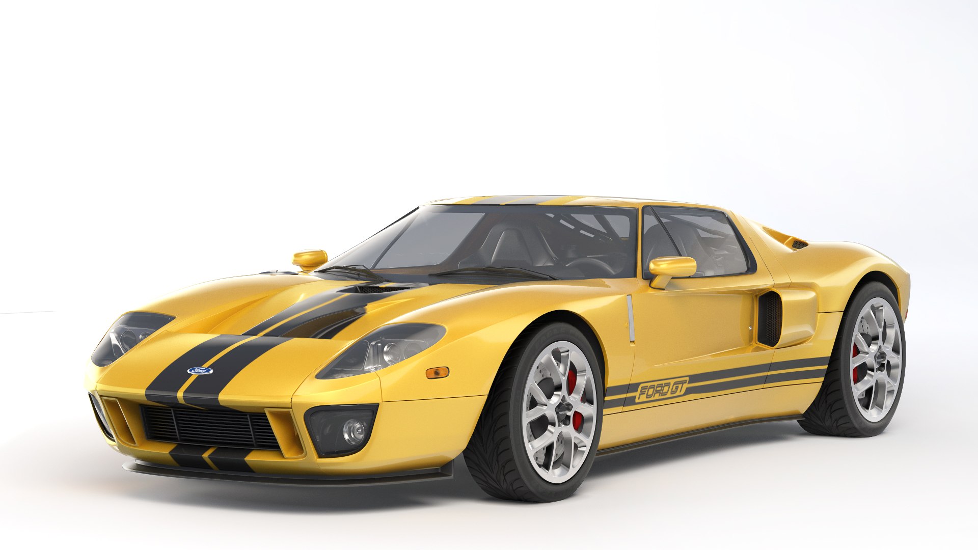 Ford GT 2005 3D model - TurboSquid 1888160