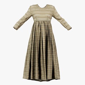 3D model Stripes Dress Remastered
