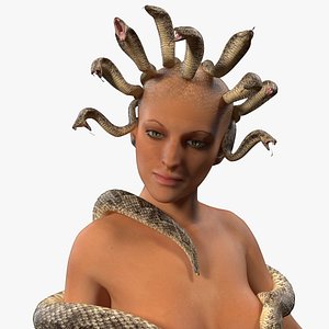 Gorgon Medusa Rigged