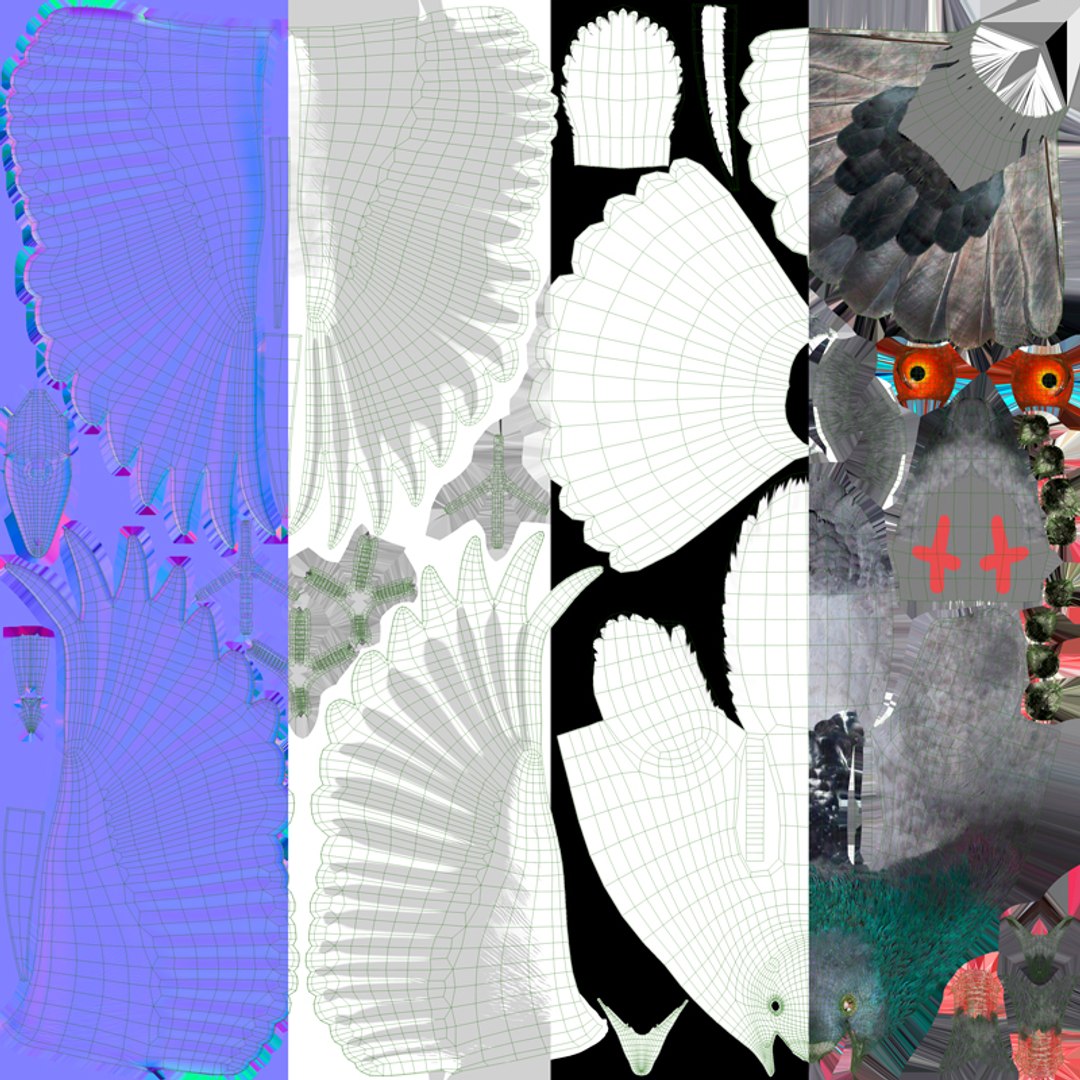 3D Pigeon Animated https://p.turbosquid.com/ts-thumb/of/VeTByh/qA/texture/jpg/1734970564/1920x1080/fit_q87/1e8f1bccfdd5bbf3408bdf81b311ef844bddf192/texture.jpg