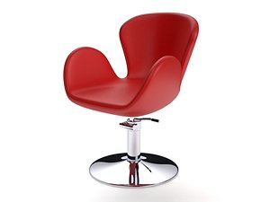 c4d hairdressing chair