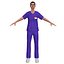 pack rigged nurse 3d max