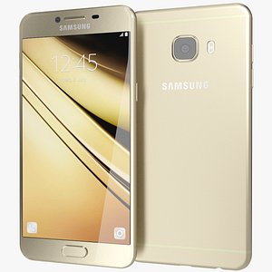 realistic samsung galaxy c5 3d model