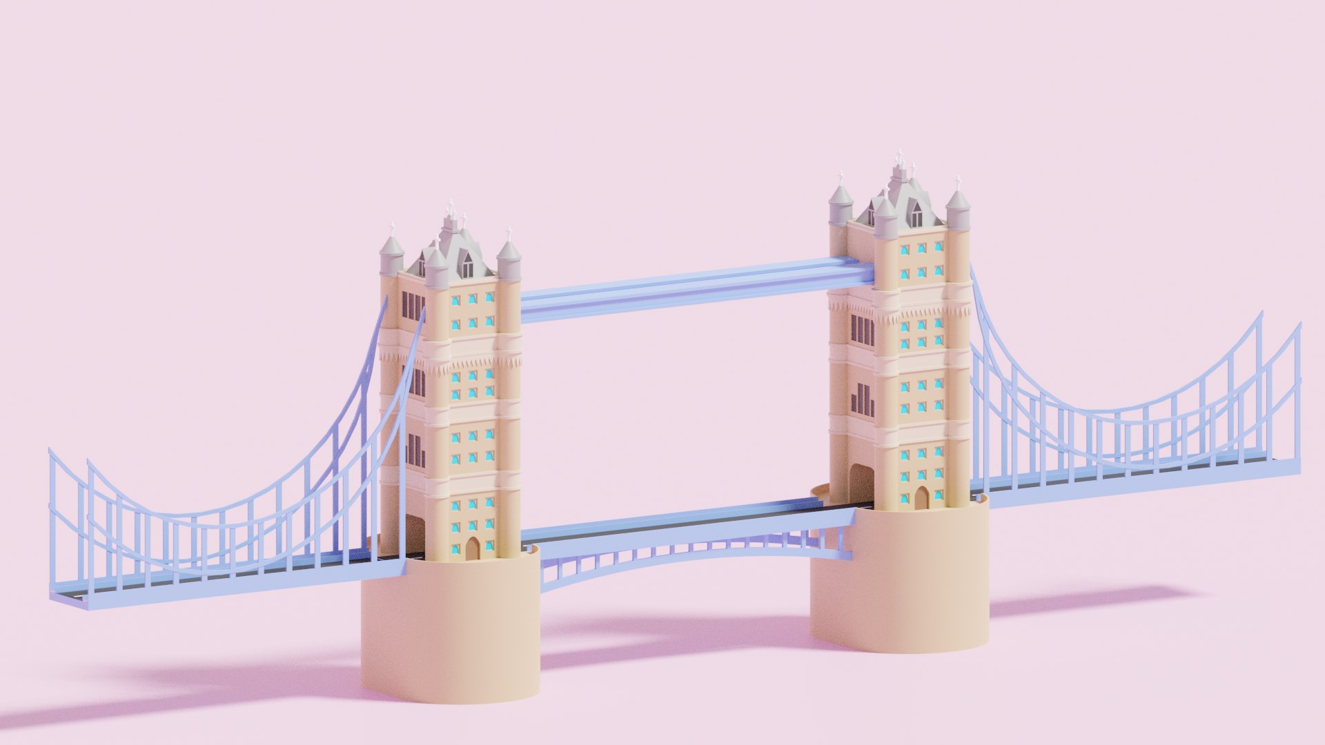 3D Model London Tower Bridge - TurboSquid 1656044