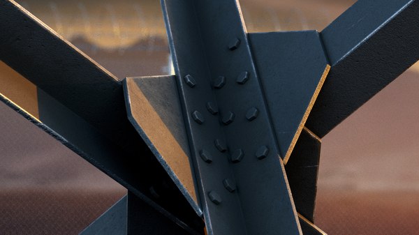 捷克刺猬反坦克障碍3D模型 - TurboSquid 1656271