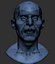 3D base male head model