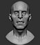 3D base male head model
