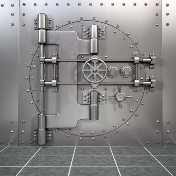 realistic bank vault 3d 3ds