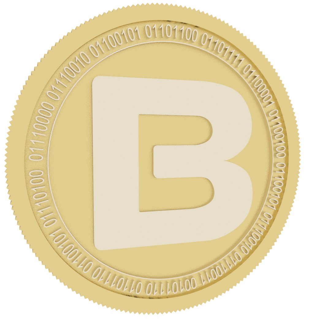 3D bread gold coin - TurboSquid 1457654