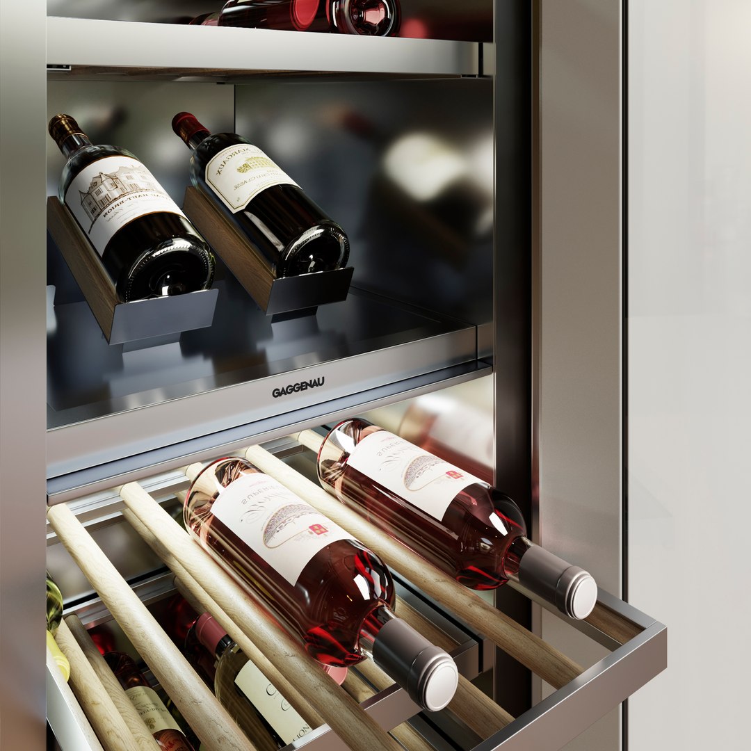 Gaggenau Wine Rw414364 Refrigerator Model TurboSquid 1462545