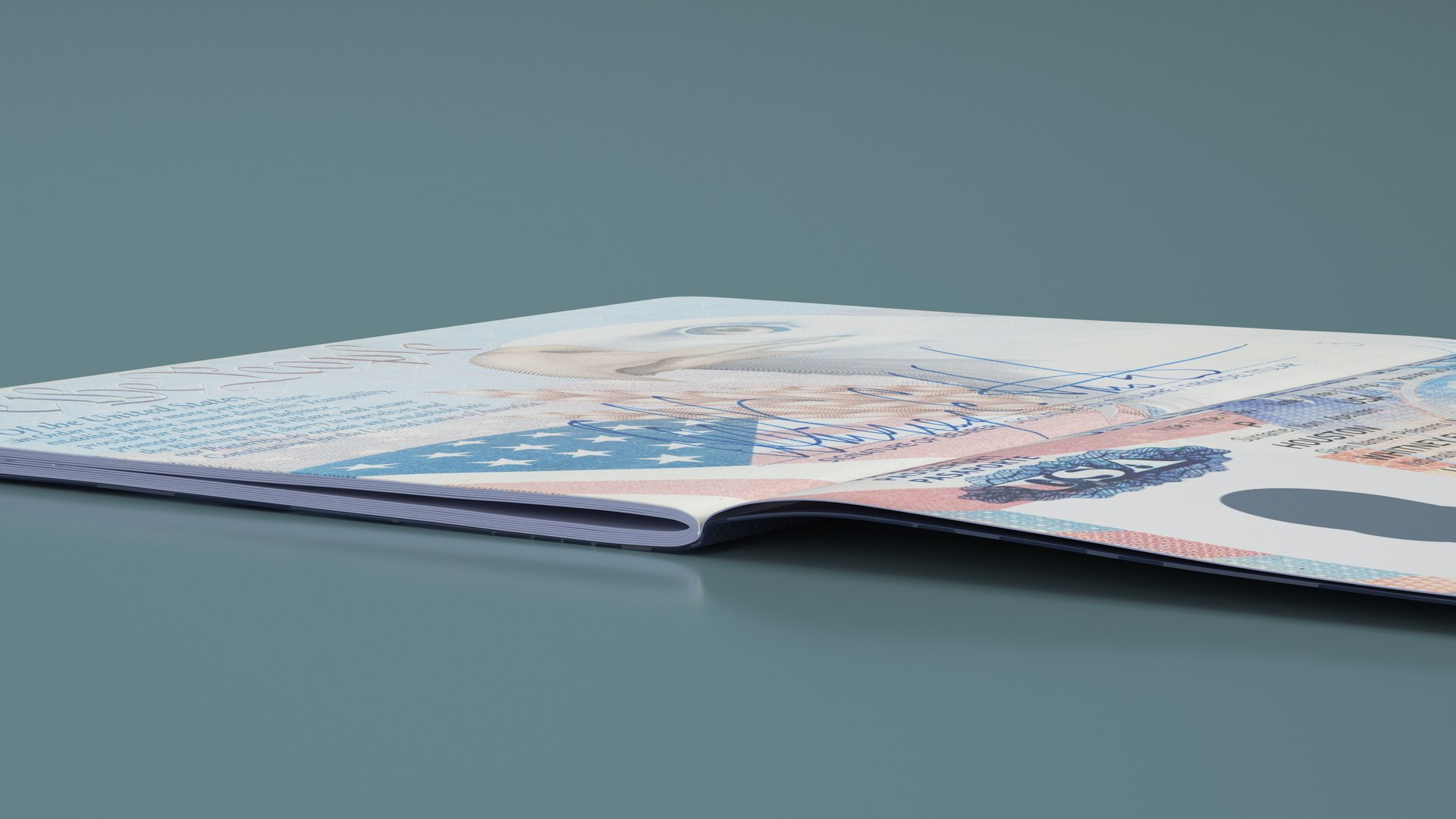 USA Passport Open Page 3D model https://p.turbosquid.com/ts-thumb/of/igCBuK/Gr/usapassportopenpage3dsmodel010/jpg/1713726866/1920x1080/fit_q87/af6a1836254716499f369831bdcf9203ff5e0759/usapassportopenpage3dsmodel010.jpg