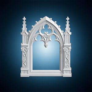 Sanctum Gothic Frame 3D Print Model