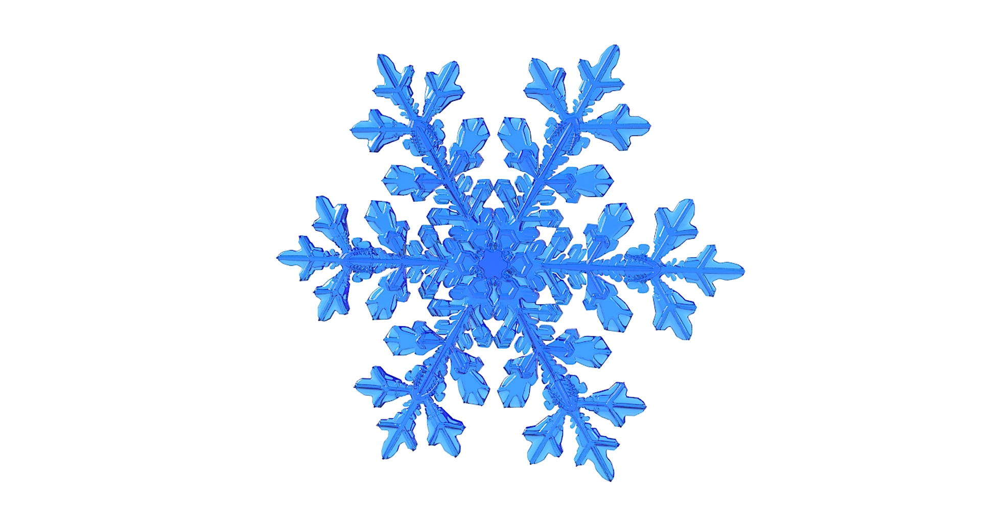 3D Realistic Snowflake 7 - TurboSquid 1369942