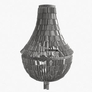 Chandelier Grey 3D model