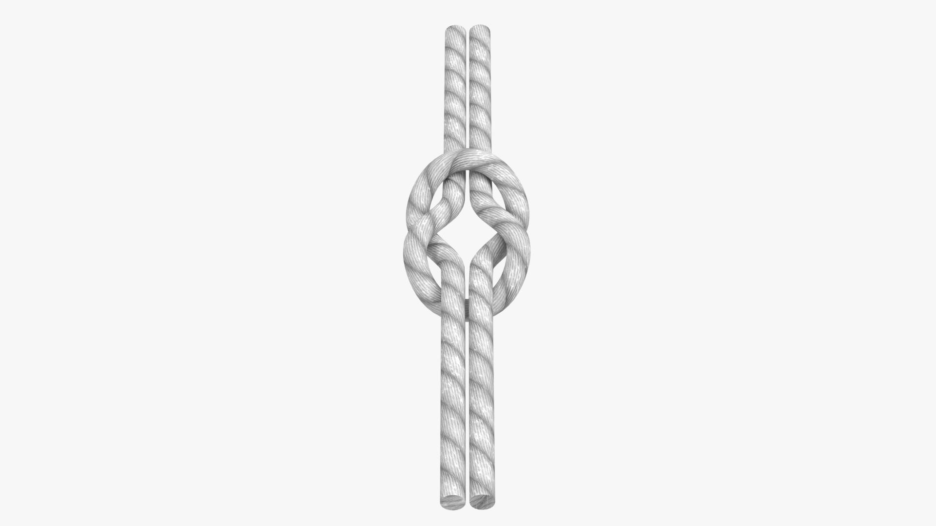 3D Loose Square Knot Model - TurboSquid 2396668