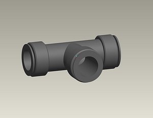 pipe connective 3d obj