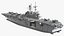 USS Tripoli LHA 7 with Aircrafts 3D model