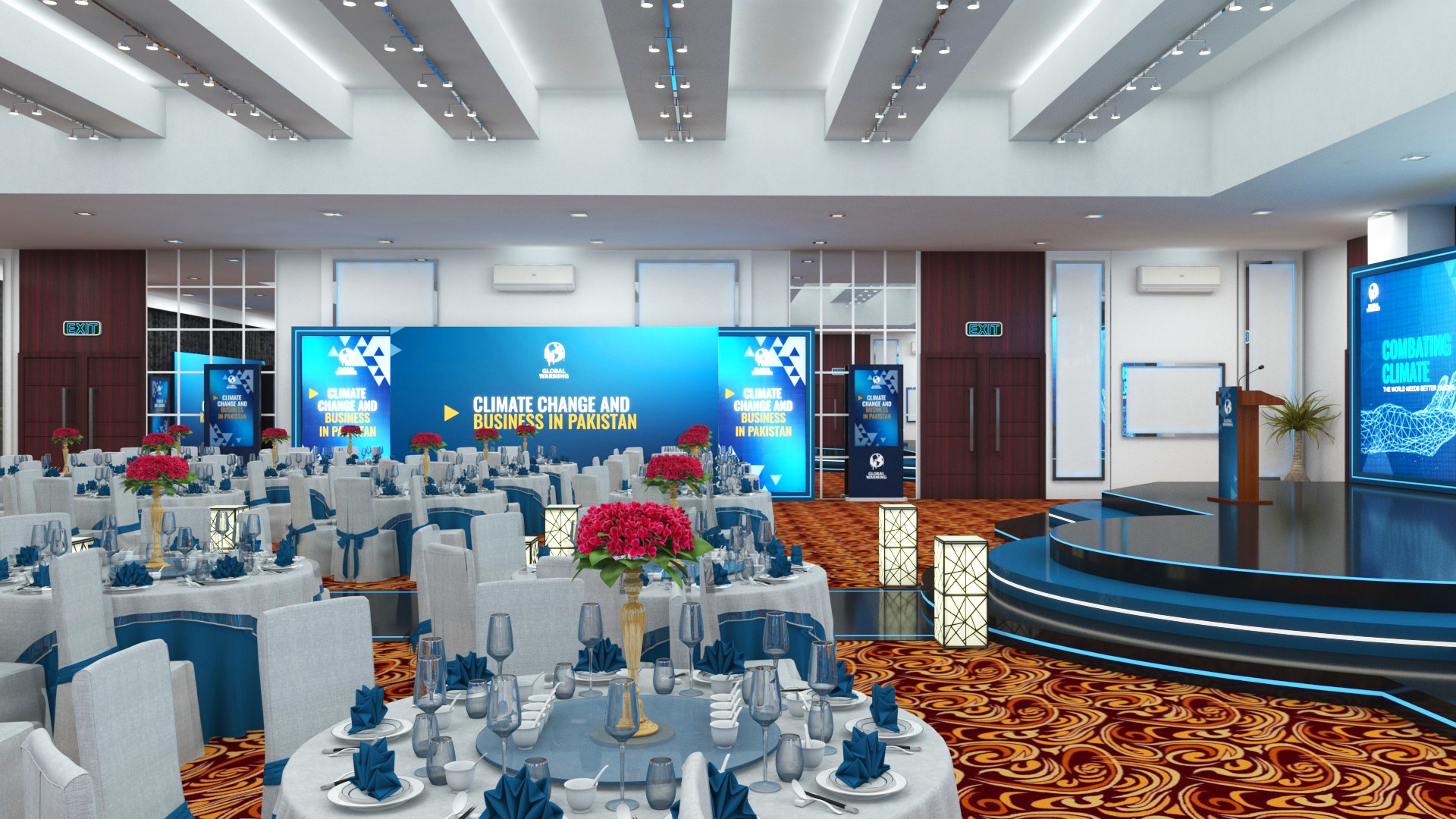 3D Model Corporate Event Design - TurboSquid 2328908