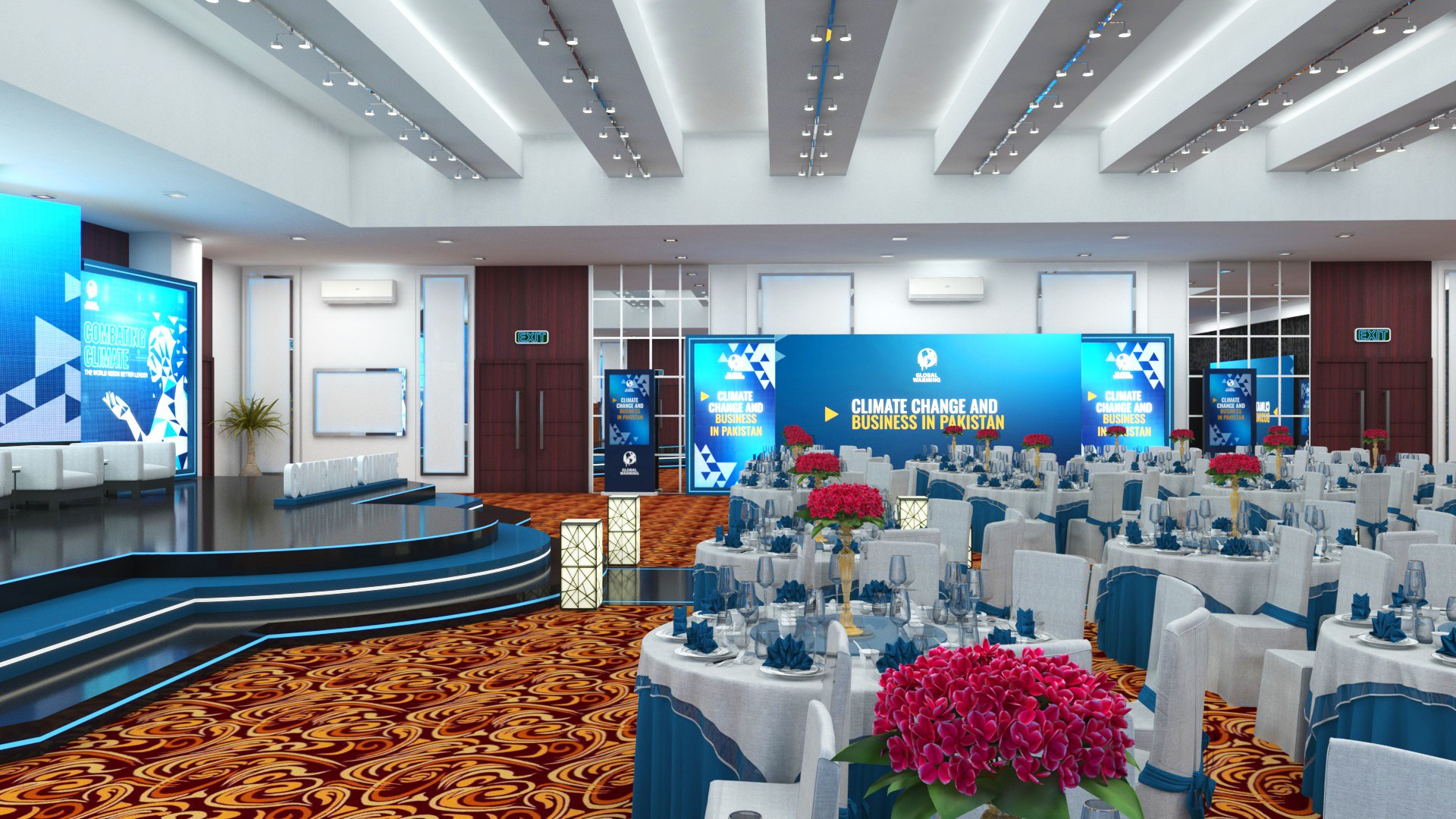 3D Model Corporate Event Design - TurboSquid 2328908