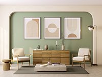 Interior Living Room Scene 15