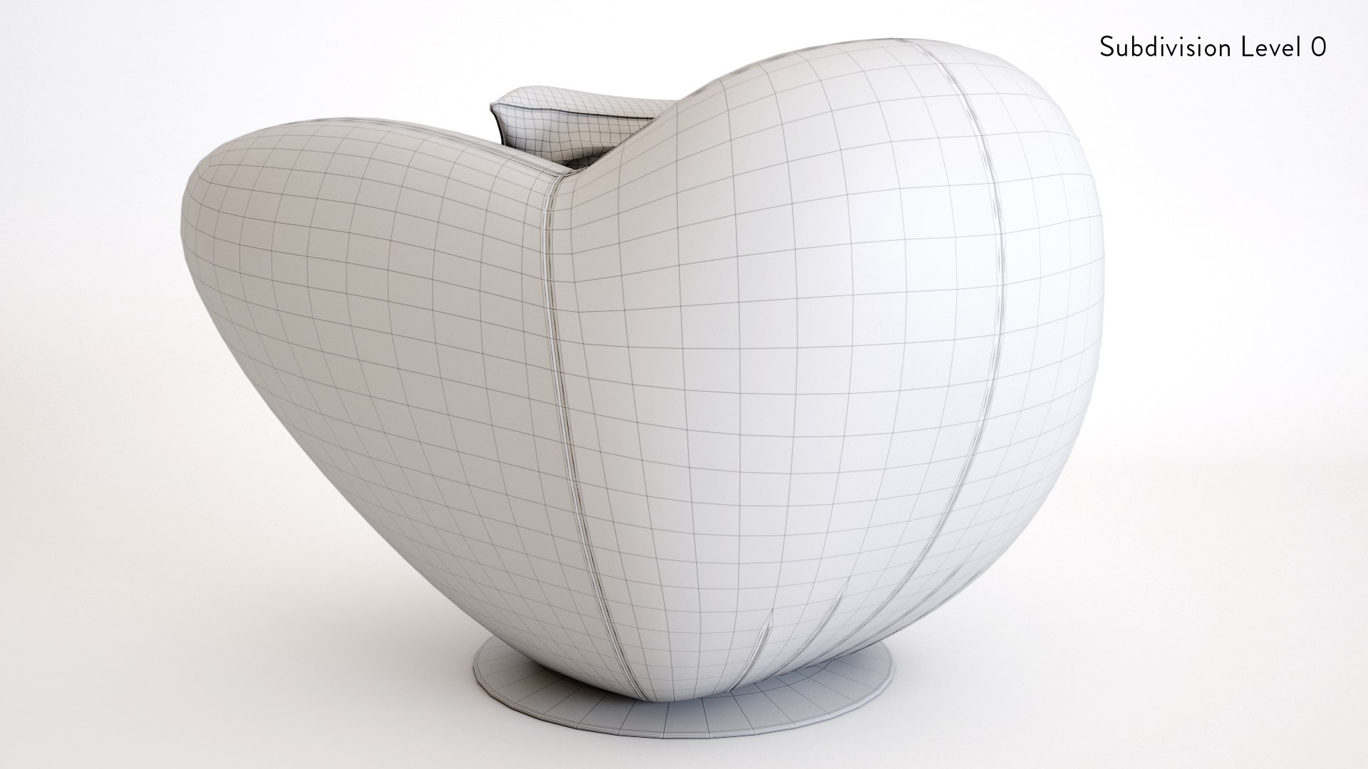 Lotus Armchair Leather 3D Model - TurboSquid 2067381