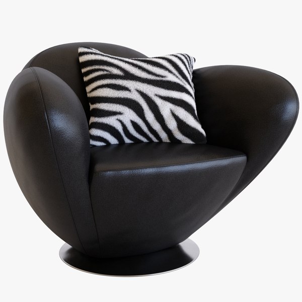 Lotus Armchair Leather 3D 모델 TurboSquid 2067381